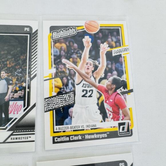 6x 2024 Caitlin Clark Collection Donruss Iowa Hawkeyes Highlights - Picture 4 of 9